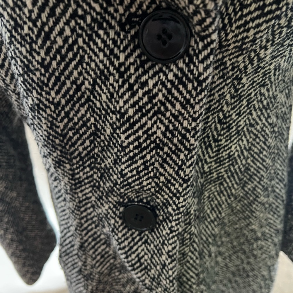 Herringbone Pattern With Red Liner Coat - Super C… - image 6